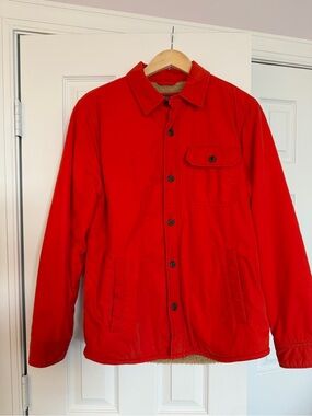 Men's vermilion Jacket & Coat - Classic Button-Front